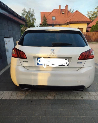 Peugeot 308 cena 37900 przebieg: 230000, rok produkcji 2014 z Warszawa małe 46